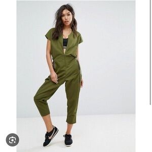 Nike jumpsuit, hunter green, xs NWOT